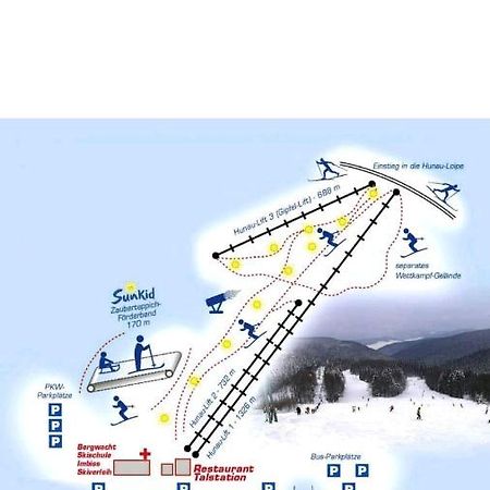 4 Erw. 1 Ki. Ski Entspannung Terasse Ausblick Schmallenberg Bagian luar foto